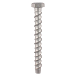 M10x100 Hex Masonry Bolt Din529 Silver Pack 12