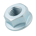 M10 Serrated Flanged Nut Din6923 BZP Gr.6 Pack 100