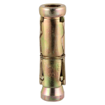 M12 Shield Only Anchor Zinc & Yellow Plated Pack 25