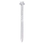 10.0x60 Hex Countersunk Timber Screw Silver Pack 10