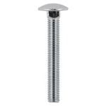 M10x100 Carriage Bolt Din603 A2 Pack 5