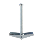 M5x75 (Grip 0-45) Spring Toggle & Screws Zinc Pack 100