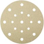 125 Velcro With Holes (GLS27 Pattern) Wood Sanding Disc P320 PS33BK Klingspor Pack 100