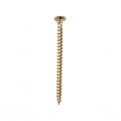 5x75 Pozi Countersunk Chipboard Screw Zinc & Yellow Plated Timco Solo Range Pack 200