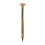 4.0x50 Torx Countersunk Multi Purpose Clamp Screw Zinc & Yellow Plated Timco C2 Range Pack 200