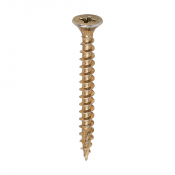 5.0x50 Pozi Countersunk Multi Purpose Screw Zinc & Yellow Plated Timco C2 Range Pack 200