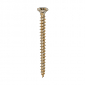 4x50 Pozi Countersunk Chipboard Screw Zinc & Yellow Plated Timco Solo Range Pack 200