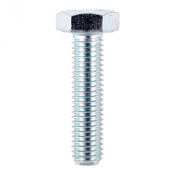 M8x40 Hex Setscrew Din933 Zinc Plated Gr.8.8 Pack 200