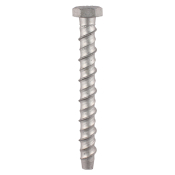 M10x130 Hex Masonry Bolt Din529 Silver Pack 50