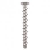 M12x75 Hex Masonry Bolt DIN 529 Silver Pack 50
