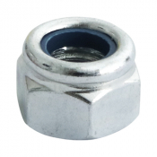 M8 Type P Nyloc Nut Din982 Zinc Plated Gr.8 Pack 10