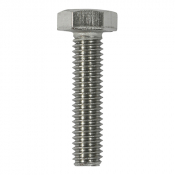 M8x25 Hex Setscrew Din933 A2 Pack 10
