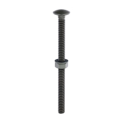 M10x150 Carriage Bolt, Nut & Washers Din603 Green Pack 10