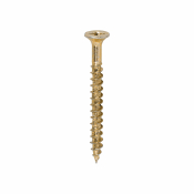 4.0x40 Pozi Countersunk Multi Purpose Screw Zinc & Yellow Plated Timco Velocity Range Pack 200