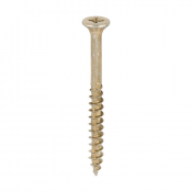 4.5x50 Pozi Countersunk Multi Purpose Screw Zinc & Yellow Plated Timco Velocity Range Pack 200