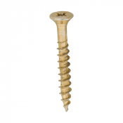5.0x40 Pozi Countersunk Multi Purpose Screw Zinc & Yellow Plated Timco Velocity Range Pack 200