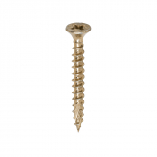 3.5x30 Pozi Countersunk Multi Purpose Screw Zinc & Yellow Plated Timco C2 Range Pack 200