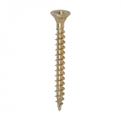 4.0x40 Pozi Countersunk Multi Purpose Screw Zinc & Yellow Plated Timco C2 Range Pack 200