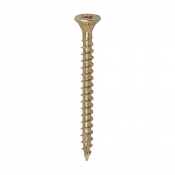 4.0x45 Pozi Countersunk Multi Purpose Screw Zinc & Yellow Plated Timco C2 Range Pack 200