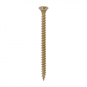 4.5x70 Pozi Countersunk Multi Purpose Screw Zinc & Yellow Plated Timco C2 Range Pack 200