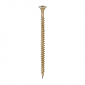 4.5x80 Pozi Countersunk Multi Purpose Screw Zinc & Yellow Plated Timco C2 Range Pack 200