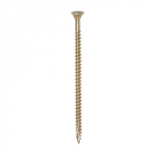 4.0x80 Pozi Countersunk Multi Purpose Screw Zinc & Yellow Plated Timco C2 Range Pack 200