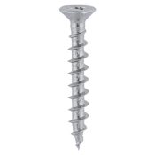 4.3x16 Unreinforced Frame Screw Stainless Steel & Silver Organic Timco 200 Range Pack 1000
