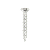 4.3x30 Unreinforced Frame Screw Stainless Steel & Silver Organic Timco 200 Range Pack 1000