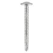 4.8x90 Baypole Screw Zinc Plated Timco Pack 200
