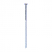 10x200 Coachscrew DIN 571 Zinc Plated Pack 20