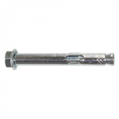 D16x111 Projecting Sleeve Anchor M12 Grip 35mm Zinc Plated MasonMate Pack 20