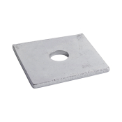 M12x50x3 Square Plate Washer Din436 Hot Dipped Galvanised Pack 100