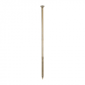 8.0x275 Torx Countersunk Multi Purpose Clamp Screw Zinc & Yellow Plated Timco C2 Range Pack 25