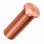 M8x30 CD Weldstud DIN 525 Copper Pack 100