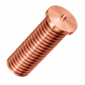 M8x45 CD Weldstud Din525 Copper Pack 100