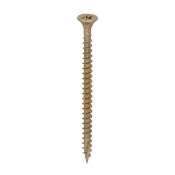 4.0x60 Pozi Countersunk Multi Purpose Screw Zinc & Yellow Plated Timco C2 Range Pack 200