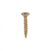 5.0x30 Pozi Countersunk Multi Purpose Screw Zinc & Yellow Plated Timco C2 Range Pack 200
