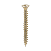 3x30 Pozi Countersunk Chipboard Screw Zinc & Yellow Plated Timco Solo Range Pack 200