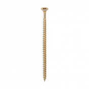 4x80 Pozi Countersunk Chipboard Screw Zinc & Yellow Plated Timco Solo Range Pack 200