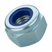 M27 Type T Nyloc Nut DIN 985 Zinc Plated Gr.6 Pack 10