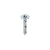 No6x3/4 Pozi Flange Ab Point Self Tapping Screw DIN 4174CZ Zinc Plated Pack 200