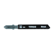 Jigsaw Blade Metal T118AF Bi-M Fine/Medium Straight Cut 1-3mm Pack 5