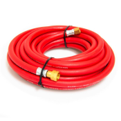 6mm Acetylene Hose 10Mtr 1/4inch Check Valve Red
