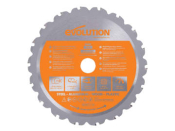 255x25.4x28T Mitre/Table Saw Blade Orange Multi Material Evolution