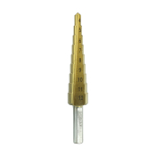 4,5,6,7,8,9,10,11,12 TiN Coated HSS Step Drill