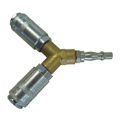 PCL Airflow Twin Coupling to Standard Adaptor