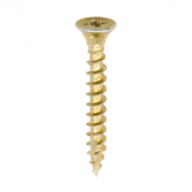5.0x40 Pozi Countersunk Multi Purpose Screw Zinc & Yellow Plated Timco C2 Range Pack 800