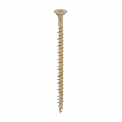 5.0x80 Pozi Countersunk Multi Purpose Screw Zinc & Yellow Plated Timco C2 Range Pack 350