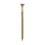 6.0x100 Torx Countersunk Multi Purpose Clamp Screw Zinc & Yellow Plated Timco C2 Range Pack 100