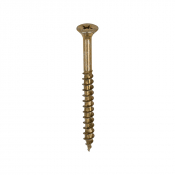 5.0x60 Pozi Countersunk Multi Purpose Screw Zinc & Yellow Plated Timco Velocity Range Pack 200